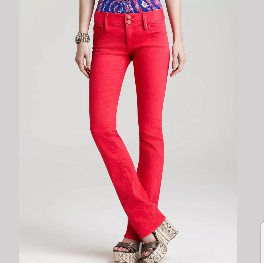 LILLY PULITZER WORTH STRAIGHT JEAN COLOMBO PINK 2